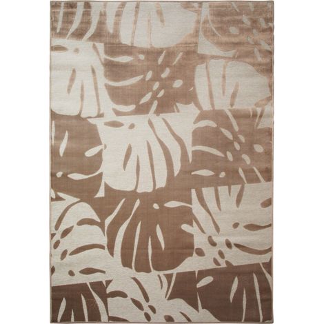 URBANO EFFECT - Tapis scandinave moderne doux marron 120x160 (1/5)