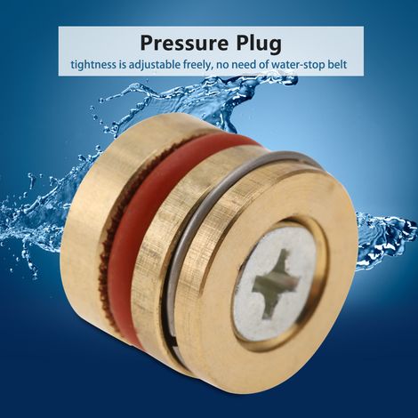 Bouchon d'eau moulé par injection en plastique résistant aux hautes températures, bouchon de pression sans filetage (D25, 1 pièce) (1/5)