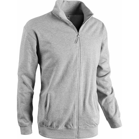 FELPA FULL ZIP JUMP GRIG. MLG SCURO
