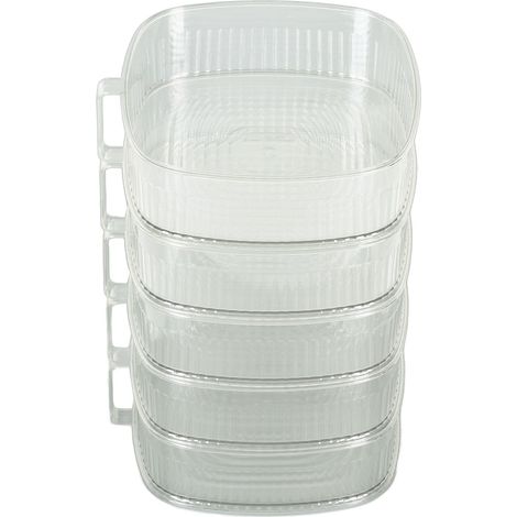 Couvercle anti-poussière transparent pour vaisselle, couvercle multicouche anti-poussière, couvercle alimentaire multifonctionnel, 5 couches (1/5)