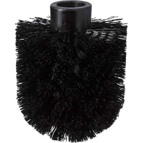 Tête de Brosse WC, Brosse de Rechange en Plastique, Noire, Compatible avec différentes séries de la Marque (1/3)