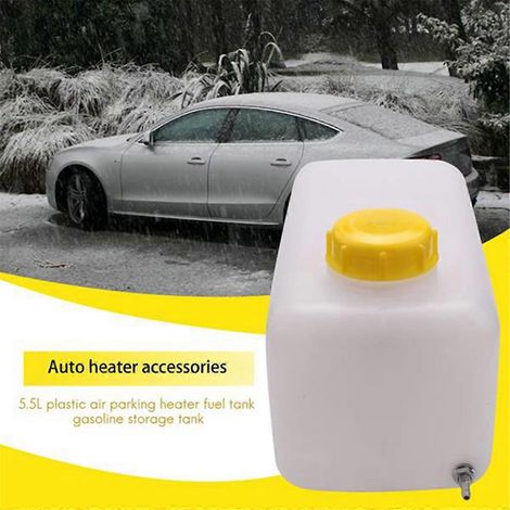 Réservoir de carburant en plastique de 5,5 L pour chauffage de stationnement à air comprimé, pour essence ou huile (comme illustré) (1/5)