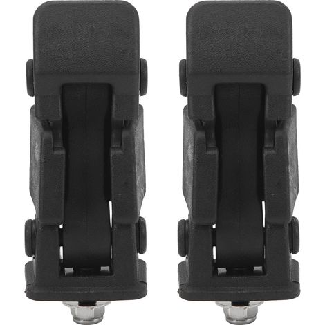 Kit 2 Verrous de Capot Haute Sécurité avec Crochets de Verrouillage pour Jeep Wrangler TJ 1997-2006 (1/5)