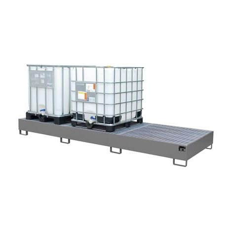 Bauer Auffangwanne AW 1000-3, lackiert, Mausgrau