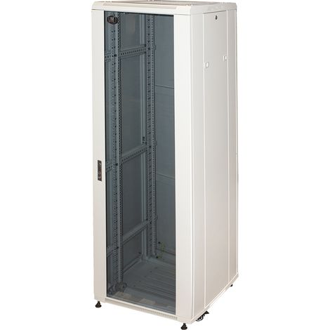 Armadi rack Link ARMADIO RACK 19" PER RETI 37U (A)1770, (L)600, (P)600 COLORE GRIGIO PORTA VETRO