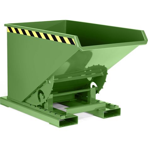 R+R Industrietechnik Abrollkipper Typ RAM-30 770x1340x825mm 300dm³ RAL 6011 Resedagrün