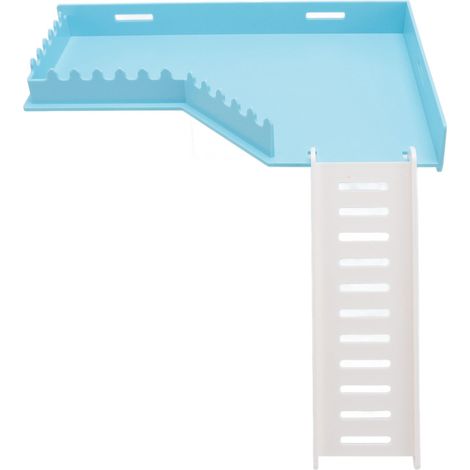 Plateforme d'escalade multifonctionnelle pour hamsters, jouet d'escalade sécurisé avec échelle en forme de L pour petits animaux (1/5)