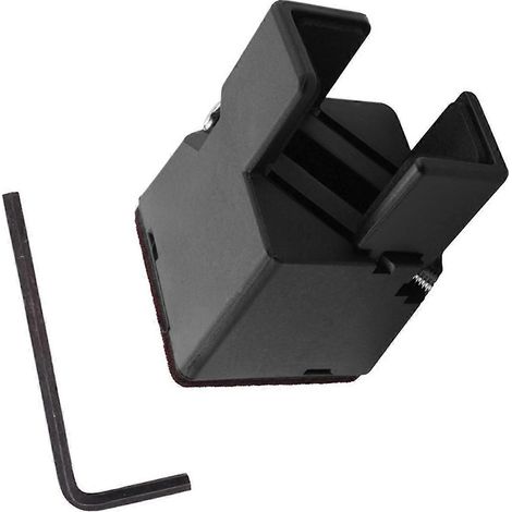 Rehausseurs de chaise réglables avec clips à vis, rehausseurs de canapé, table, lit et meubles de 5 cm de hauteur (noir, paquet de 4) (1/5)