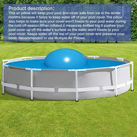 Coussin gonflable pour bâche de piscine hivernale, protection antigel et support de couverture (1/5)