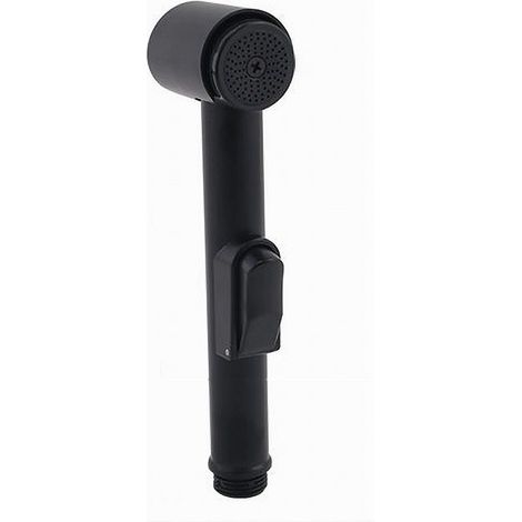 Cleafe - Spruzzatore Doccetta Per Bidet Wc Pulizia Doccia Vasca Da Bagno 18 Cm Nero 87547 - (1/2)