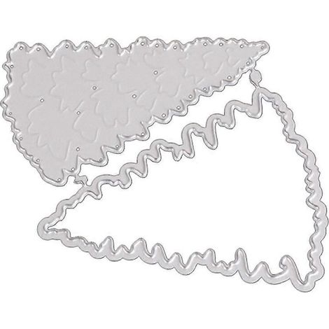 Matrices de découpe en métal pour sapin de Noël, pochoir, scrapbooking, carte en papier, moule, décoration en relief (1/5)