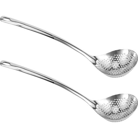5 Cuillères en Acier Inoxydable pour Enfants, Cuillère à Soupe, Ustensiles de Cuisine