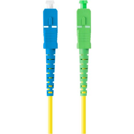 FO-SASU-SS21-0030-YE cable de fibra optica 3 m SC G.657.A1 Amarillo (1/3)