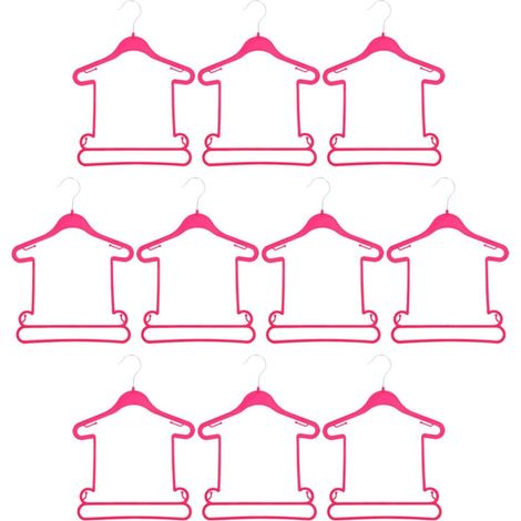 en Plastique Design Petit et Mignon Lot de 10 Robuste Organisation Pratique pour Vêtements D'garçon et Filles pour Vêtements Bébé et Maillots de Bain (1/5)