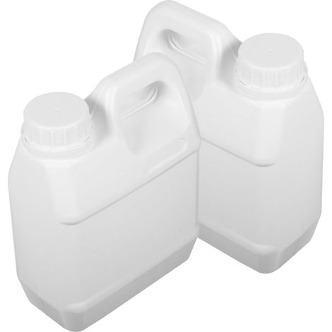 2 Pièces Récipient Avec Couvercle Plastique De Capacité Importante Étanche Et Rechargeable Pour Liquides Pour Eau Et Produits Chimiques (1/5)