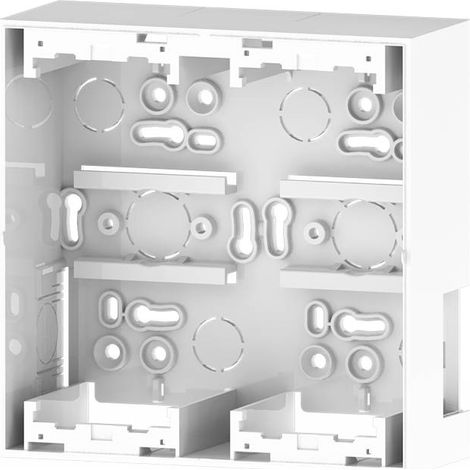 IluminaShop - Puesto Trabajo Caja de Montaje de Superficie para 4 Modulos 45x45 (1/3)