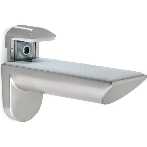 Support d'étagère Kaiman 15158 Chrome mat ensemble de 2 pièces (1/4)