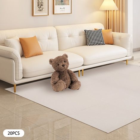 20-pièces Tapis carré Type d'adsorption Tapis de sol autocollant (1/5)