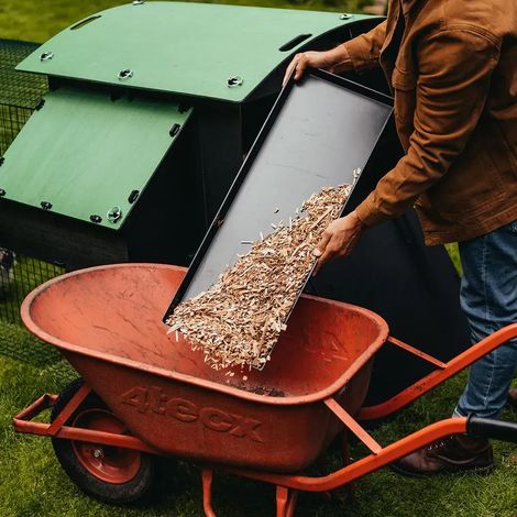 Bacs à déjections pour poulailler plastique recyclé 8 à 15 poules, lot de 3 (1/5)