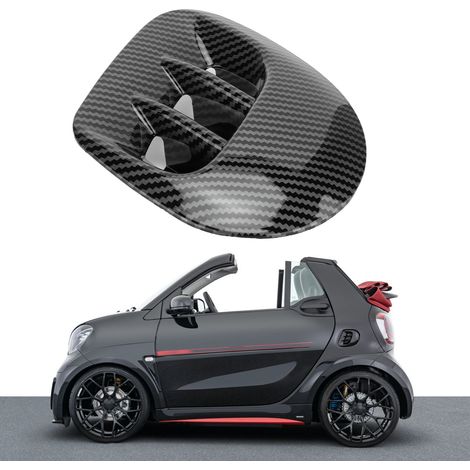 Modification de voiture 15-21 Smart Fortwo 453 Garniture d'aile arrière, prise d'air, cadre en fibre de carbone (1/5)