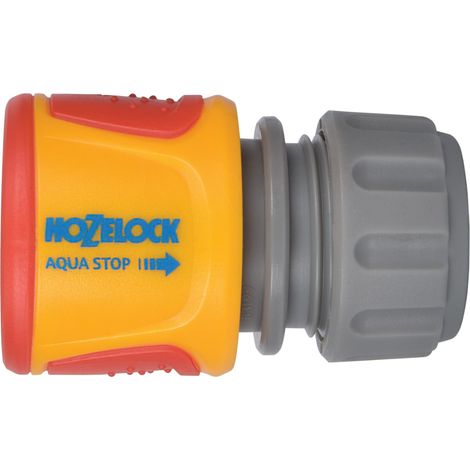 HOZELOCK AquaStop Connector for 12.5mm and 15mm Hoses – 2-Year Warranty – 20% Cashback Offer