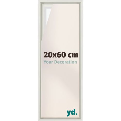 Your Decoration - Cadre flottant - Blanc Mat - Cadre en caisse américaine pour toile sur chassis - MDF - Lyon (1/5)