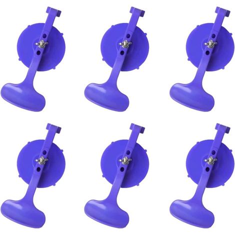 6-Piece Strong Suction Cup Clamps, Convertible Glass Repair and Bonding Glass Clamp Tools, Window Suction Cups for Sealing the Rear Window at the Top (1/5)