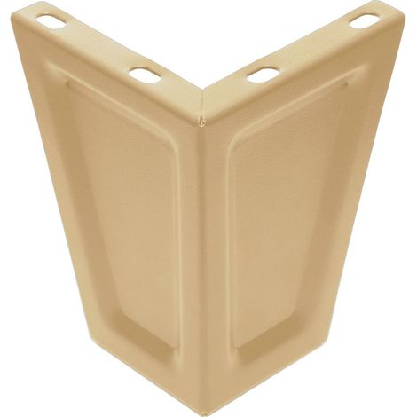 Pieds de meuble, ensemble de 4 pcs. beiges