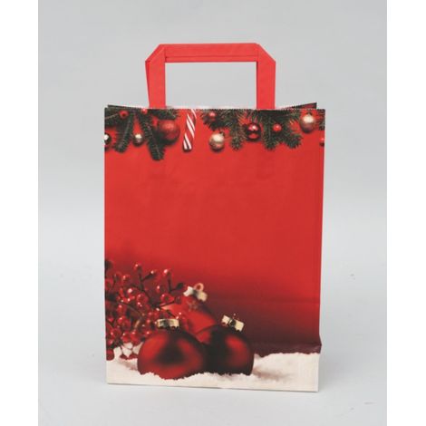 Busta regalo rossa 22x10x29 cm