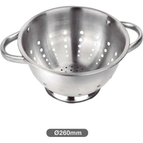 Colino in acciaio inox con manici Ø21,8cm