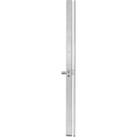Serrure de porte a code Electrique banDOM 300 3 points Couleur - Gris, Sens Ouverture - Gauche Tirant (1/3)