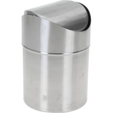 Tisch Abfalleimer 1 Liter Edelstahl-A12210370 (1/3)
