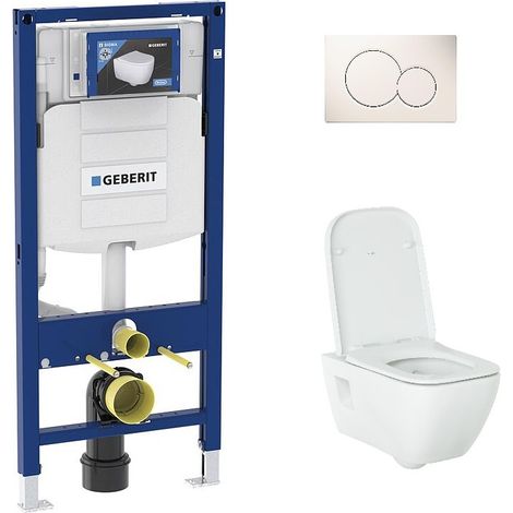 Pack Bati support Geberit et WC-suspendu sans rebord Keratect Renova (1/5)