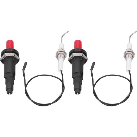 Lot de 2 allumeurs pour réchaud à gaz, en plastique, à poussoir universel, pour accessoires de cuisine. (1/5)
