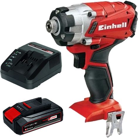 Einhell 18v Power X-Change Cordless Impact Driver TE-CI 18 + 2.5AH Charging Kit (1/5)