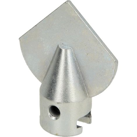 Tête lame flèche 22 mm x diamètre 45 mm pour tuyau 50 - 100 mm