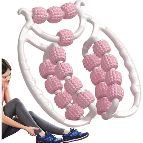 TK Leg Massager with Clamp, Muscle Roller Massager with Wheels, Multifunctional Ring Roller, Calf and Leg Massager, Muscle Pain Relief (1/5)