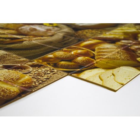 PVC Wandpaneele - pflegeleichte Stein-, Holz- & Bildmotive - RESTPOSTEN: HOME-MADE-BREAD