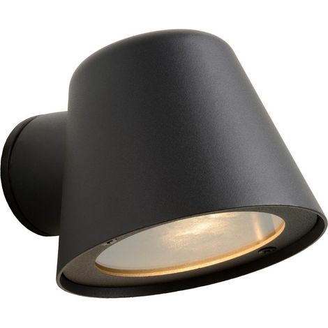 Lucide DINGO-LED - Wandleuchte Innen/Außen - LED Dim. - GU10 - 1x5W 3000K - IP44 - Anthrazit (1/5)