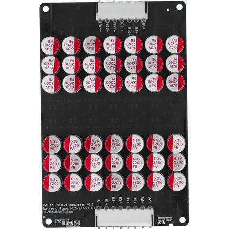 Aktives Lithium-Batterie-Balancer-Modul für 10-14S LTO LFP Universal 1,8 V–4,5 V, Spannungsausgleichs-Leiterplatte (1/5)