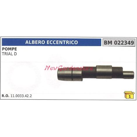 Eje excéntrico Bomba UNIVERSAL Bertolini TRIAL D 022349