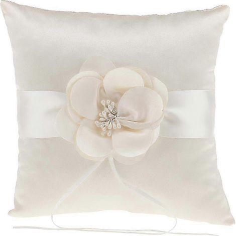 Coussin de soutien-gorge à ruban de satin fleuri (1/5)