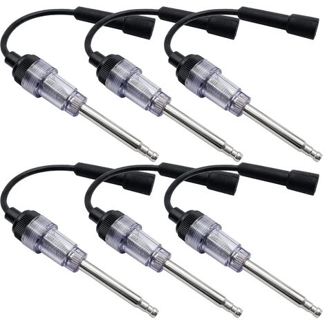 Lot de 6 testeurs de bougie d'allumage pour voiture - Testeur de bougie d'allumage - Testeur de bobine d'allumage - Testeur de bougie d'allumage (1/5)