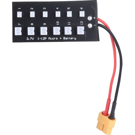 LiPo-Ladeplatine JSTPH2.0 1S 3,7V 7,4V Parallelplatine für Blade 130 X MCP X BL UMX Beast Mig Carbon CuB Sbach 342 (1/5)