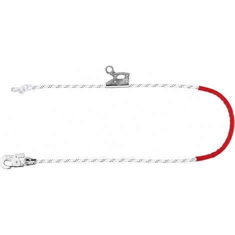 Eslinga de posicionamiento ø12 long 5m con gancho aa002 (ø14mm)