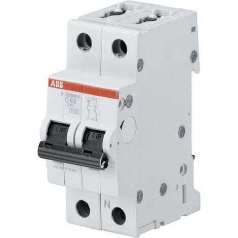 Disjoncteur S201MNA 1P+N (Droite) 40A Courbe B - 15KA (2 Modules) 2CDS271103R0405 ABB A954957