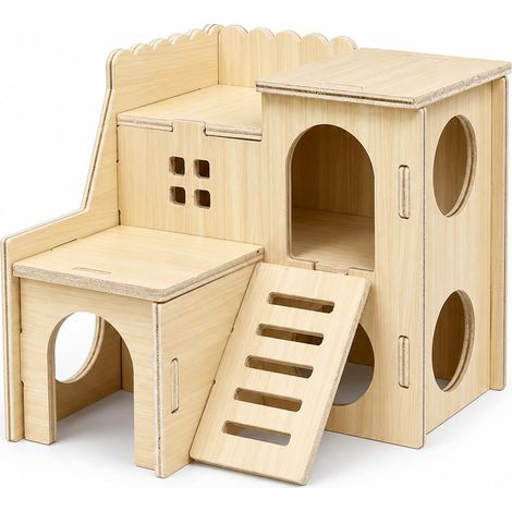 Cabane Cochon d'Inde, Maison Hamster avec Rampe - MMCD-ZGL-05403 (1/5)