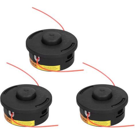 3 cabezales de repuesto para desbrozadora compatibles con STIHL 25-2 FS90 FS100 FS110 FS130 FS250 FS56 (1/5)