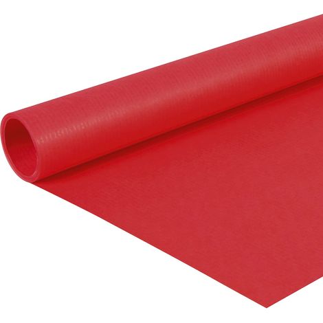 Clairefontaine 195706C Rotolo Kraft colorato, Rosso, - Dimensioni: 10x0,70m - 65g (1/4)