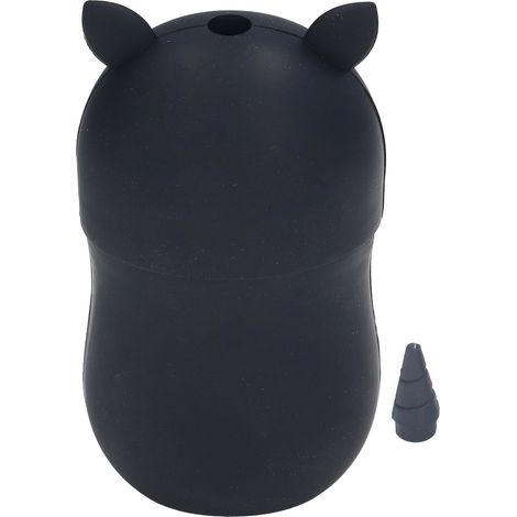 Rouleau de massage glacé en gel de silice pour le visage, resserre les pores, rouleau de massage facial portable, bac à glaçons noir (1/5)